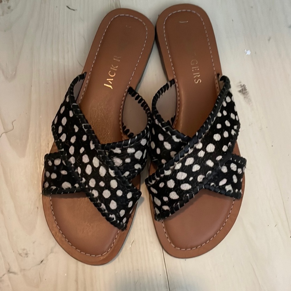 Jack Rogers x band with haircalf cheetah